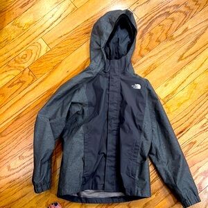 Boys north face raincoat